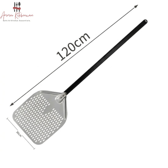Commercial Perforated Pizza Peel with Long Handle