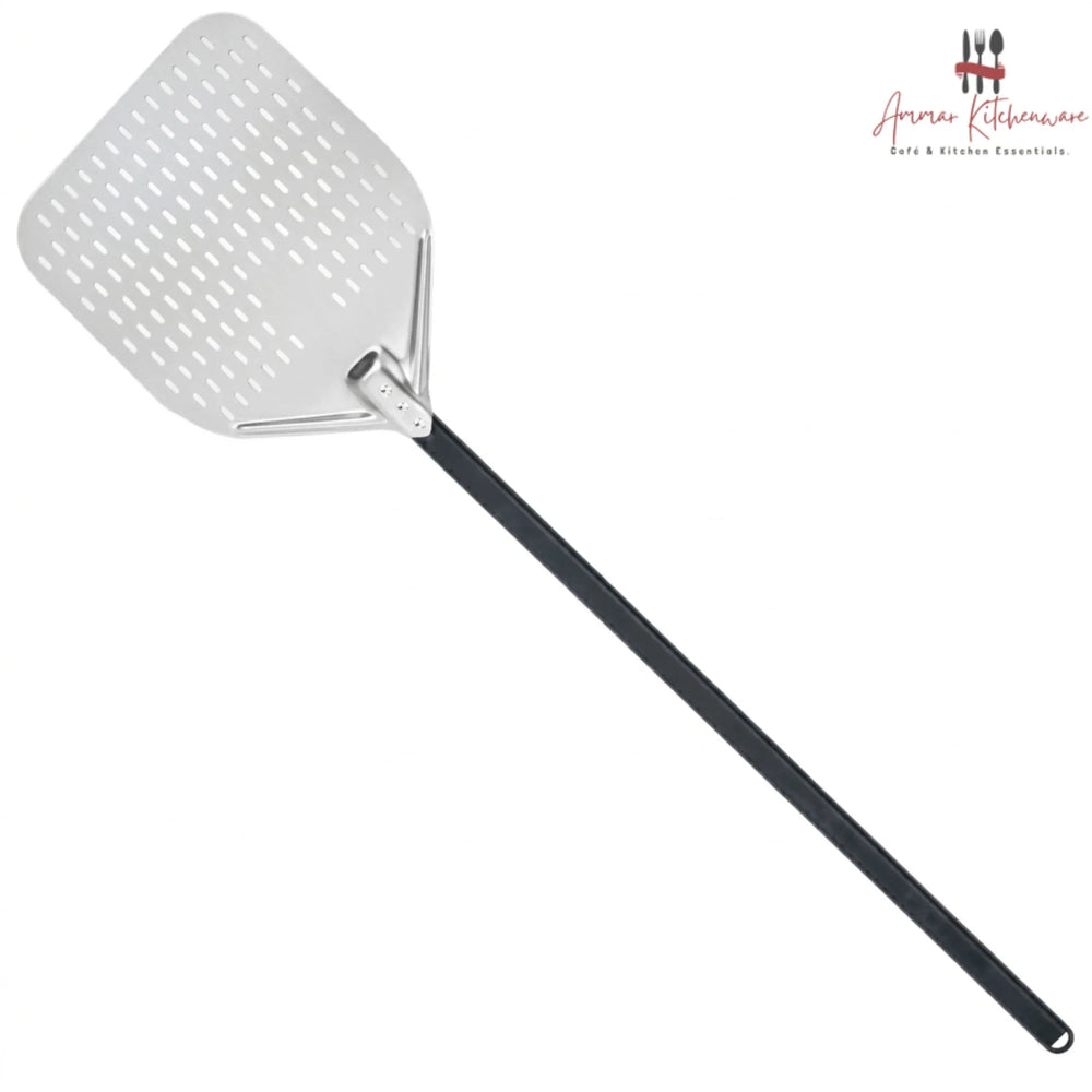 Commercial Perforated Pizza Peel with Long Handle