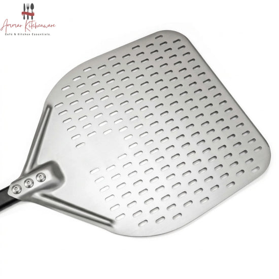 Commercial Perforated Pizza Peel with Long Handle