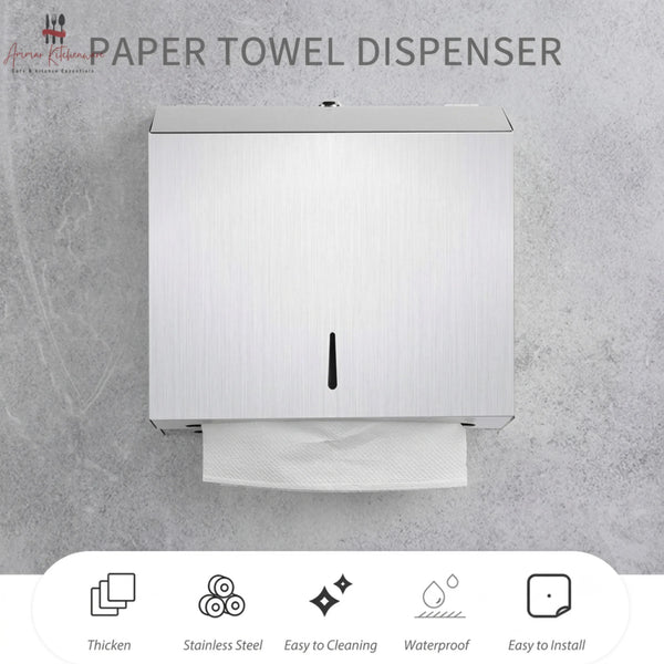 Stainless Steel Wall Mounted Tissue Dispenser