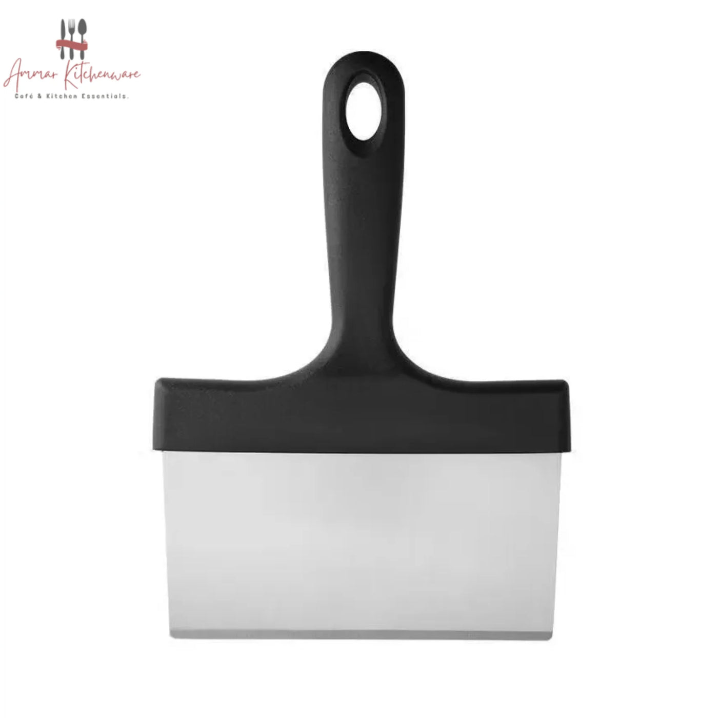 Stainless Steel Griddle Scraper & Pastry Dough Cutter