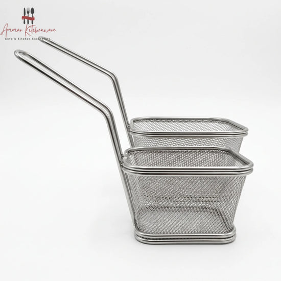 Stainless Steel Fry Serving Basket
