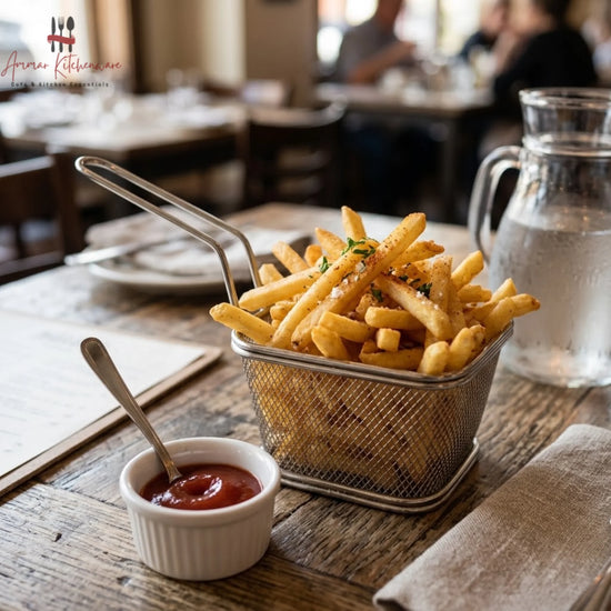 Stainless Steel Fry Serving Basket