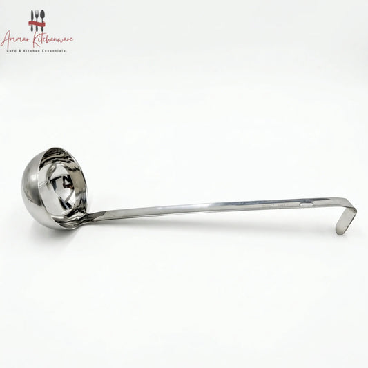 Stainless Steel Portion Ladle with Hooked Handle