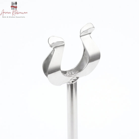 U Shaped Stainless Steel Table Number and Card Holder