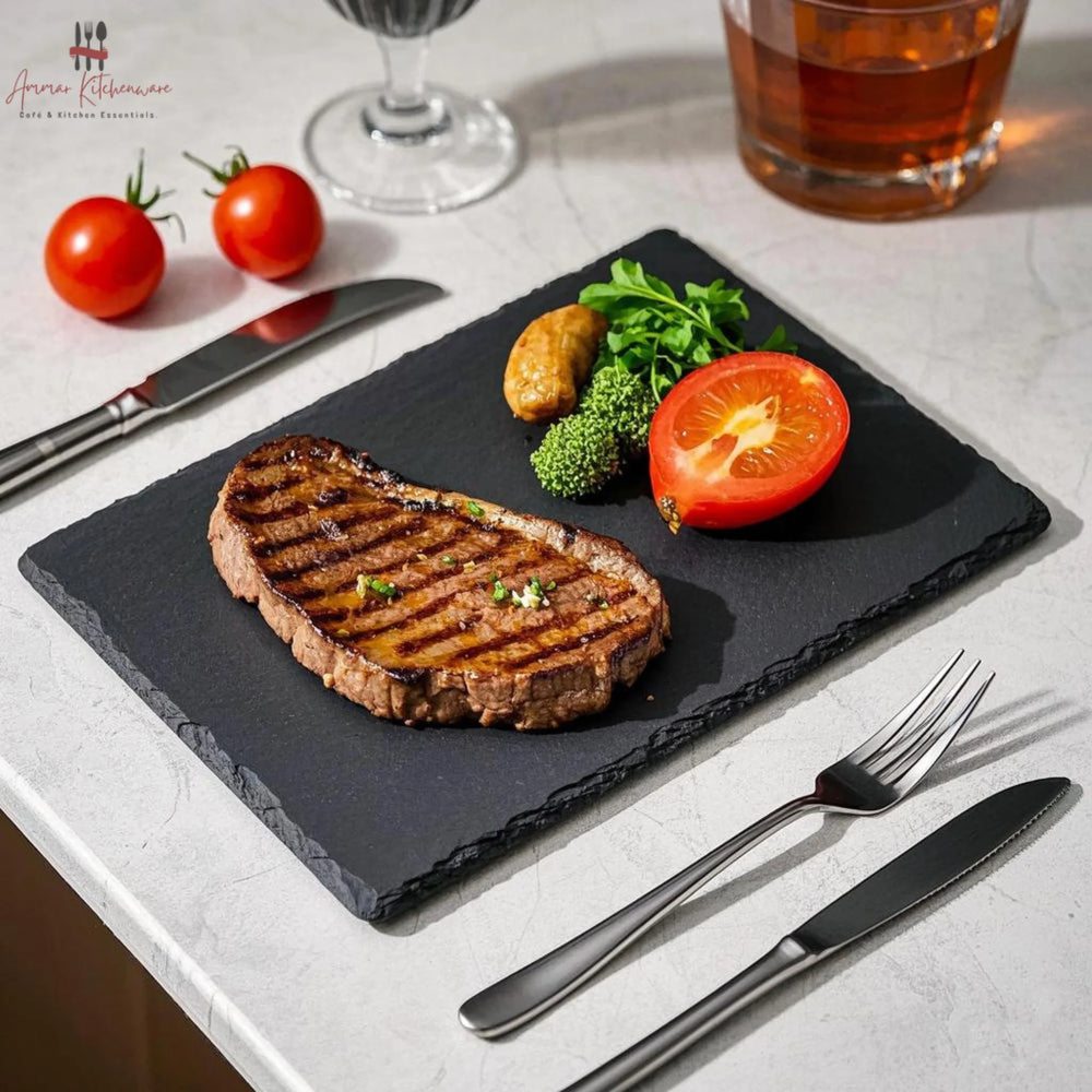 Natural Slate Stone Serving Plate
