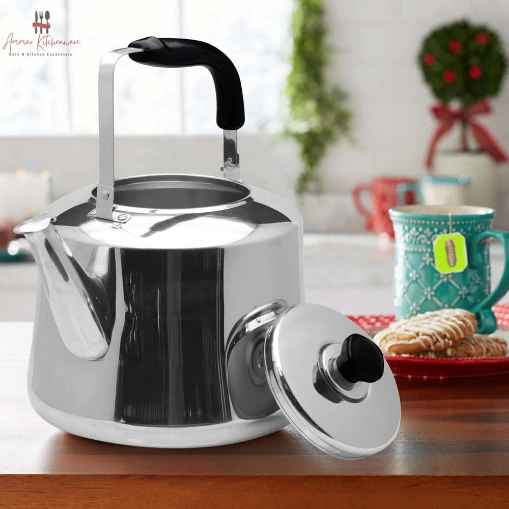 Premium Stainless Steel Whistling Tea Kettle - 1L to 6L