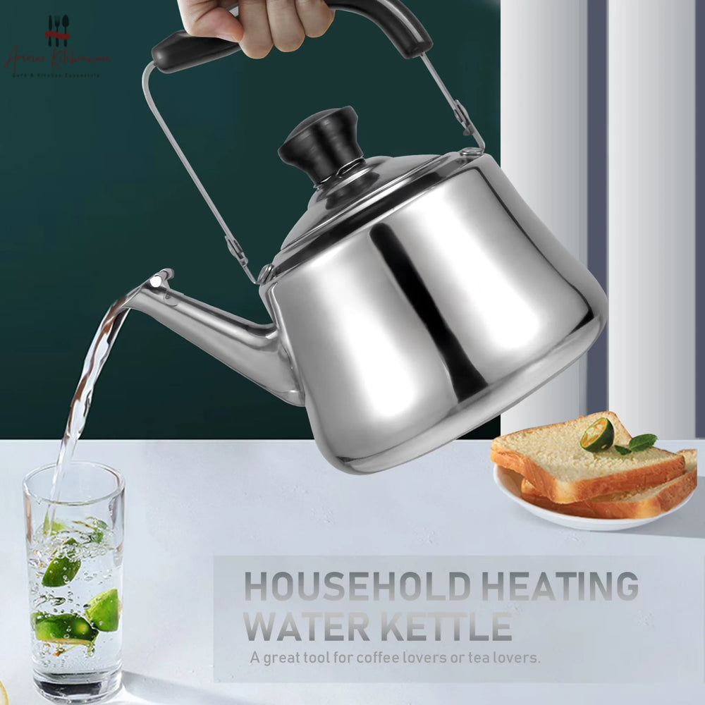 Premium Stainless Steel Whistling Tea Kettle - 1L to 6L