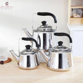 Premium Stainless Steel Whistling Tea Kettle - 1L to 6L