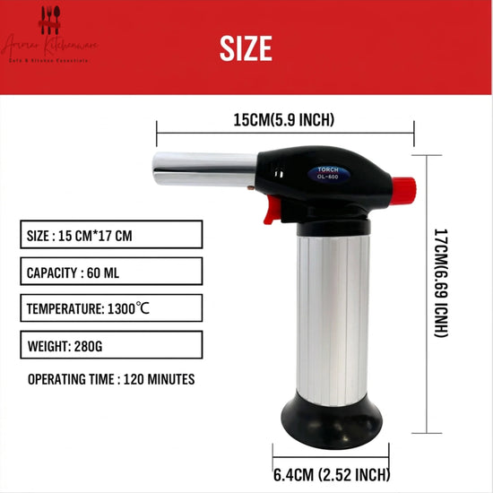 Refillable Kitchen Blow Torch OL-600