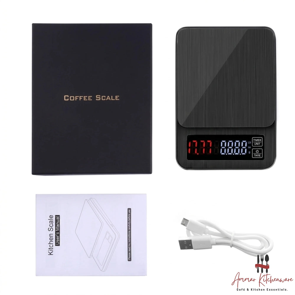 Barista Space Rechargeable Coffee Scale Espresso With Timer