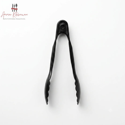 Black Acrylic Food Serving Tong