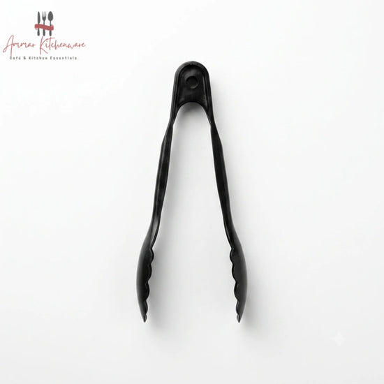Black Acrylic Food Serving Tong