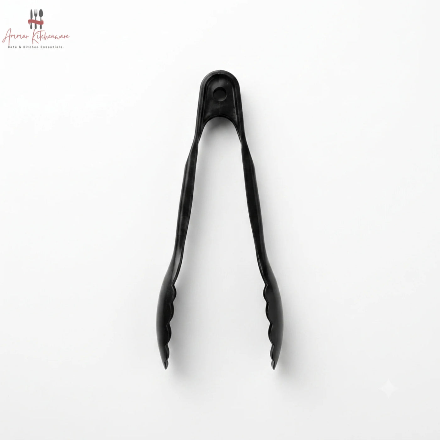 Heavy Duty Black Acrylic Food Serving Tong