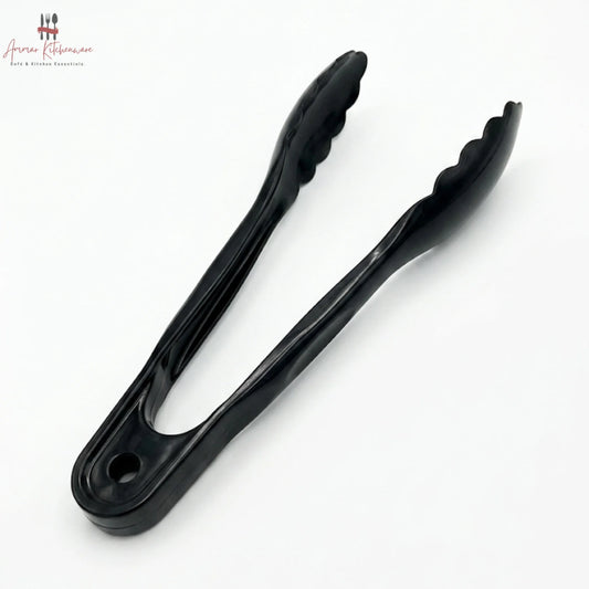 Heavy Duty Black Acrylic Food Serving Tong