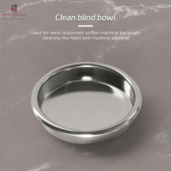 Stainless Steel Espresso Machine Blind Filter Basket