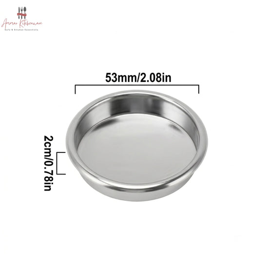 Stainless Steel Espresso Machine Blind Filter Basket