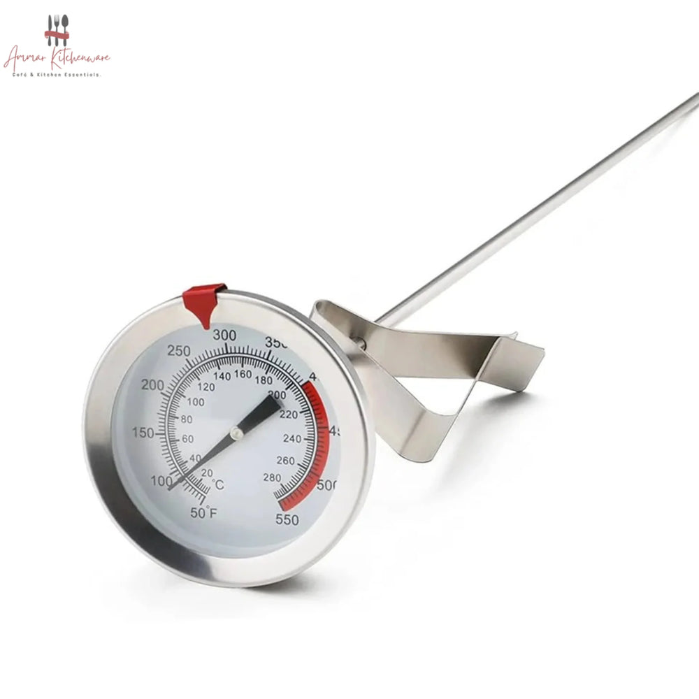 Stainless Steel Clip-On Coffee & Milk Thermometer