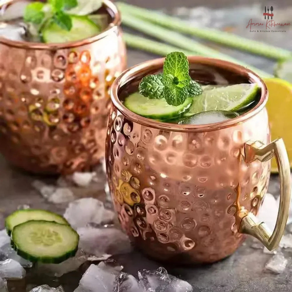 Hammered Copper Moscow Mule Mug