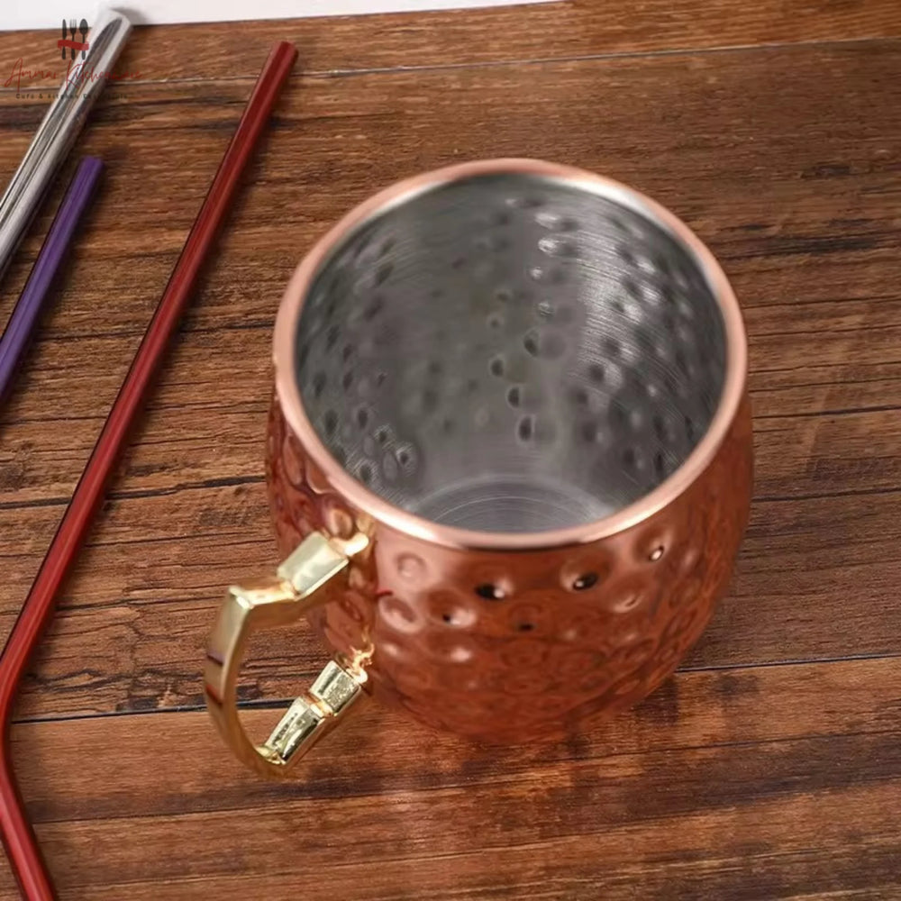 Hammered Copper Moscow Mule Mug