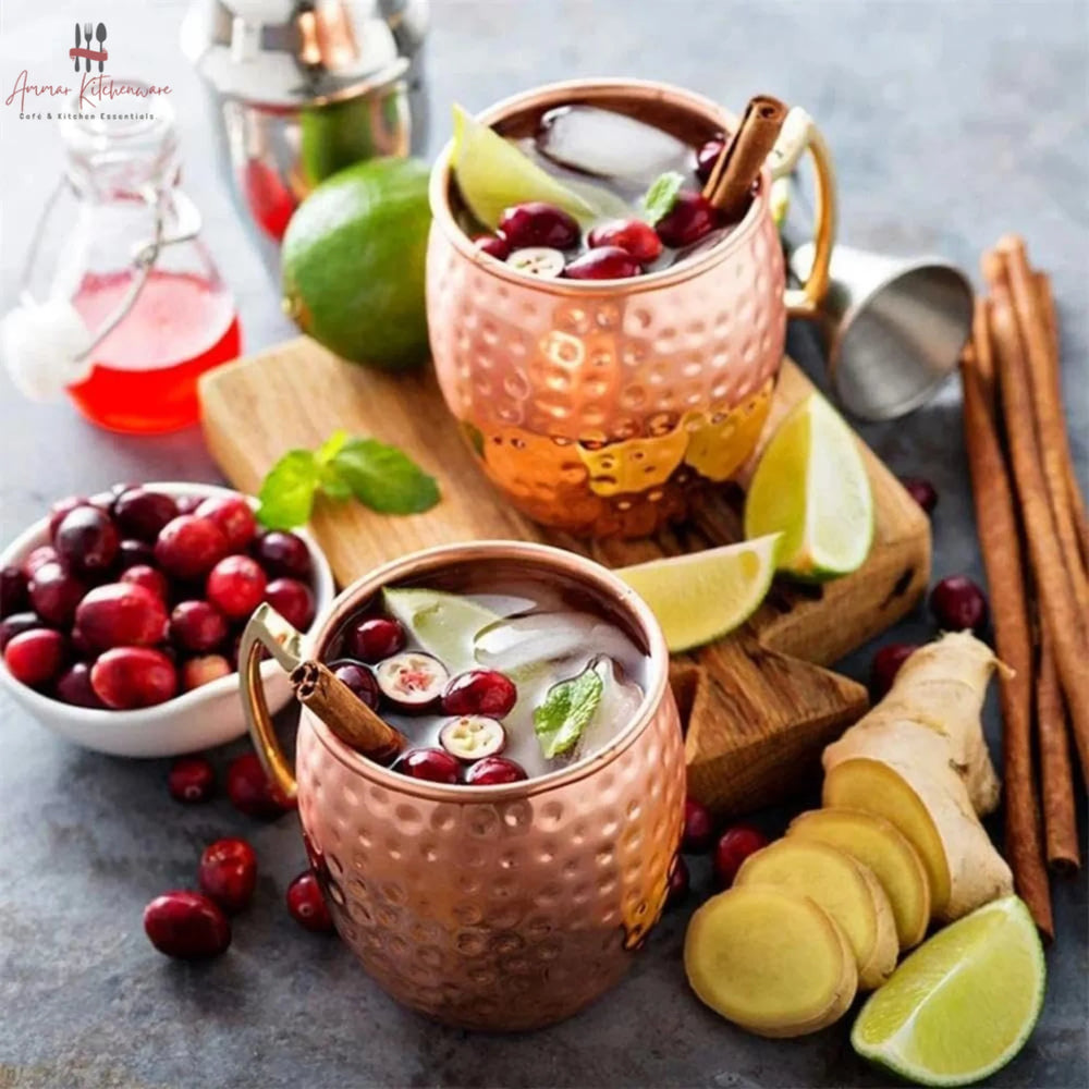 Hammered Copper Moscow Mule Mug