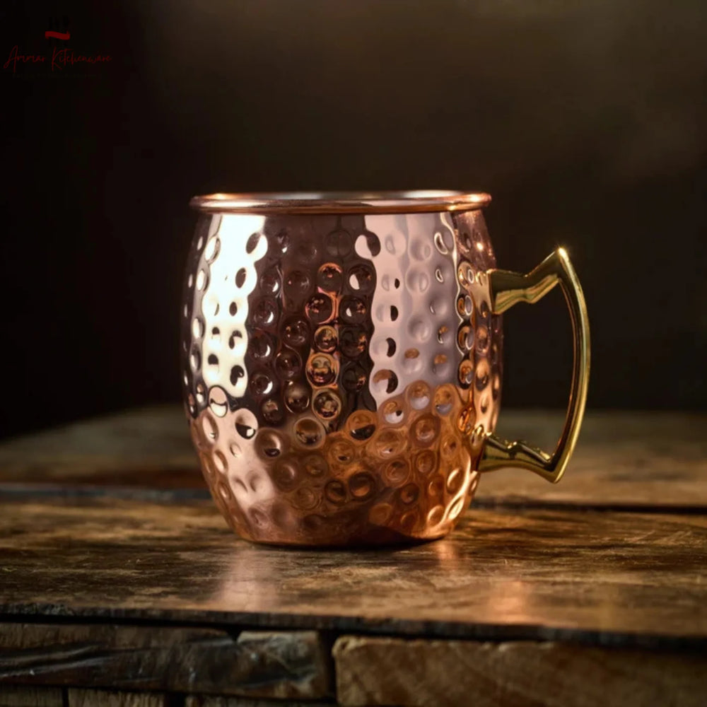 Hammered Copper Moscow Mule Mug