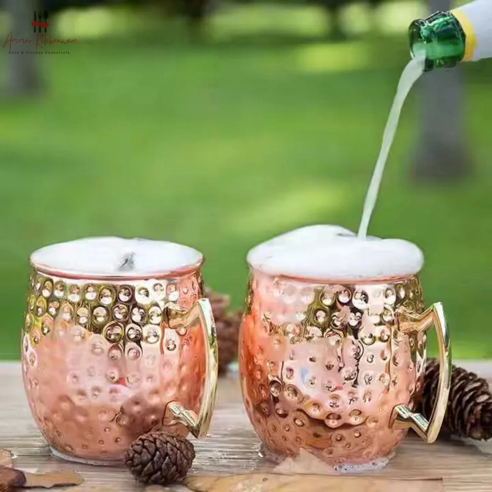 Hammered Copper Moscow Mule Mug