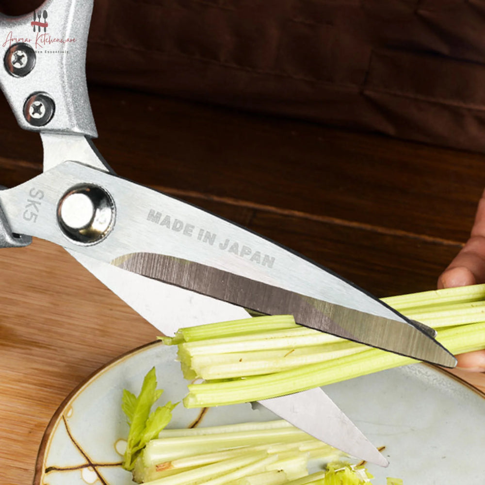 Heavy Duty Japanese SK5 Stainless Steel Kitchen Scissors