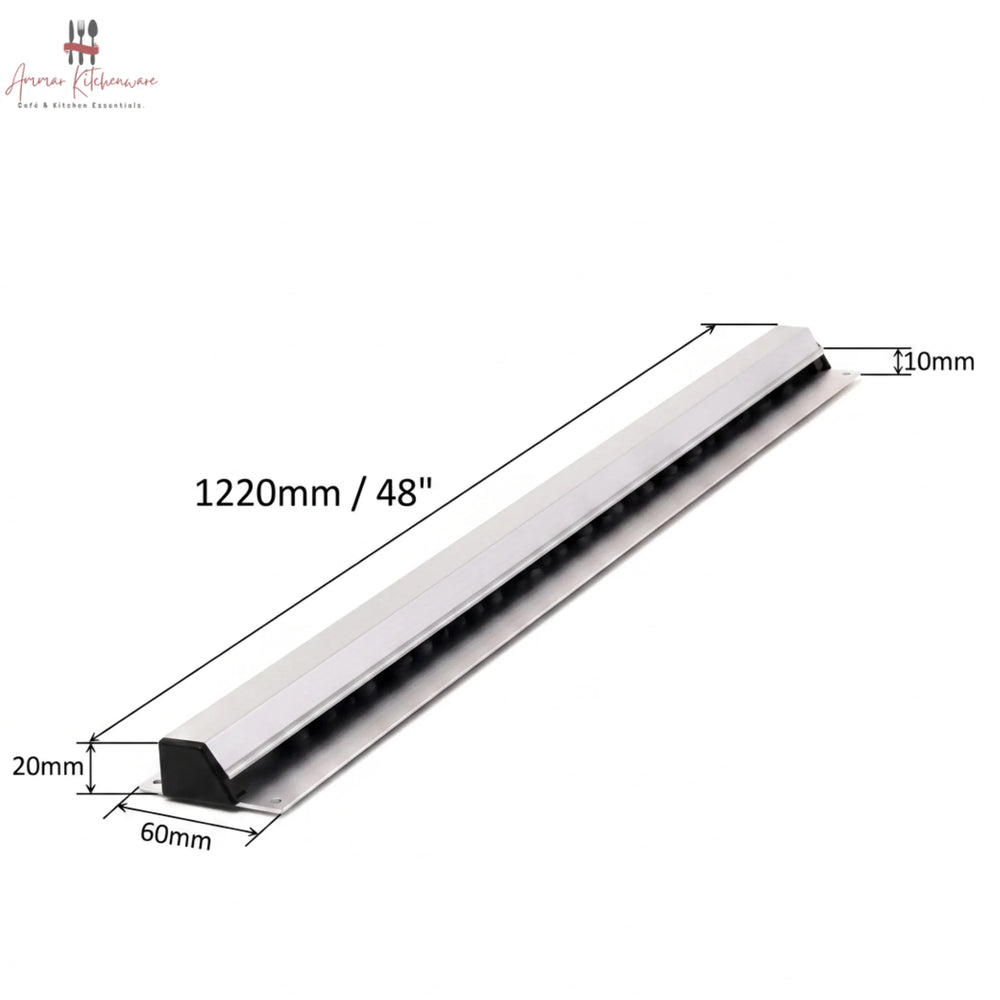 Aluminum Wall Mounted Order Grabber Tab Rail - Restaurant KOT Holder