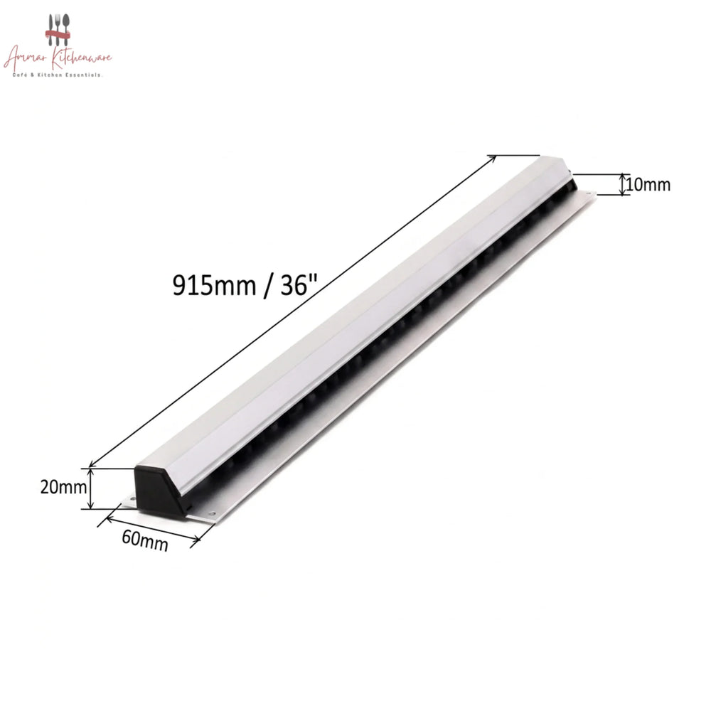 Aluminum Wall Mounted Order Grabber Tab Rail - Restaurant KOT Holder