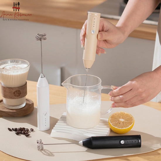 Rechargeable Handheld Electric Milk Frother
