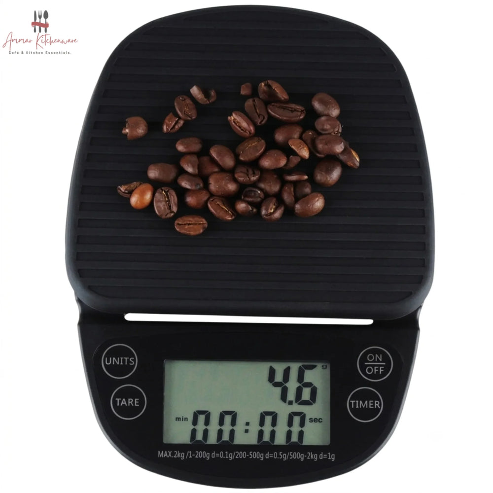 Barista Coffee Scale with Timer (2kg Capacity)