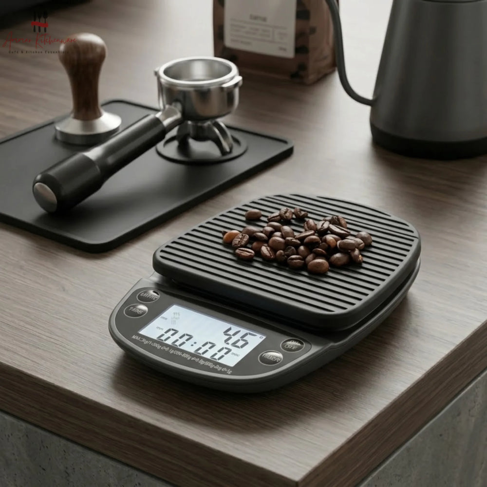 Barista Coffee Scale with Timer (2kg Capacity)