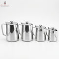 Stainless Steel Milk Frothing Pitcher with Lid