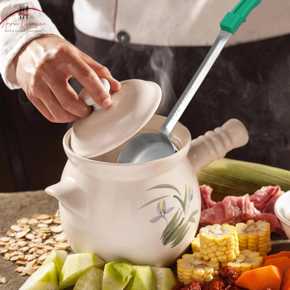 Flat Pizza Sauce Ladle Spreader With Handle