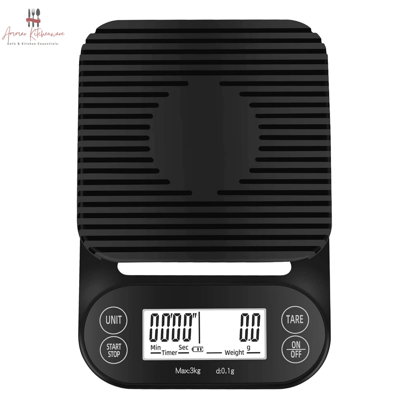 Digital Espresso Coffee Scale with Built-in Timer