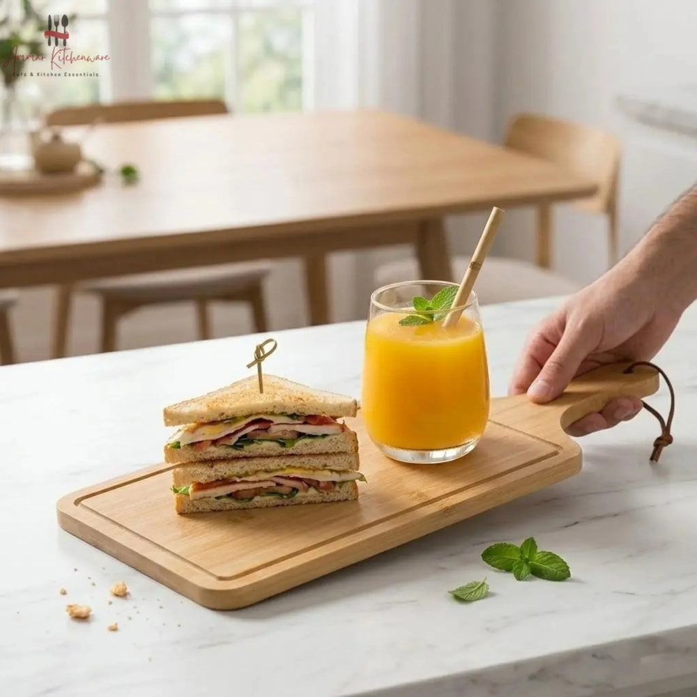 Premium Wooden Platter Board with Handle