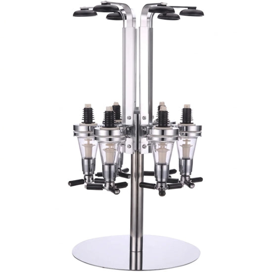Rotating Syrup Bottle Dispenser Rack