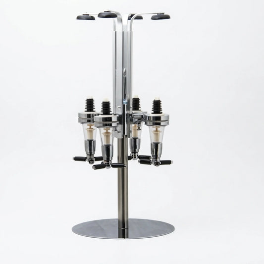 Rotating Syrup Bottle Dispenser Rack