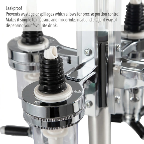 Rotating Syrup Bottle Dispenser Rack
