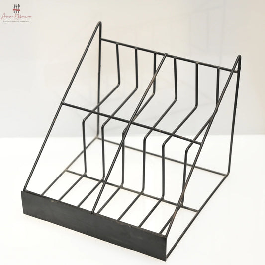 Dual Row 4 Tier Sauce Bottle Rack