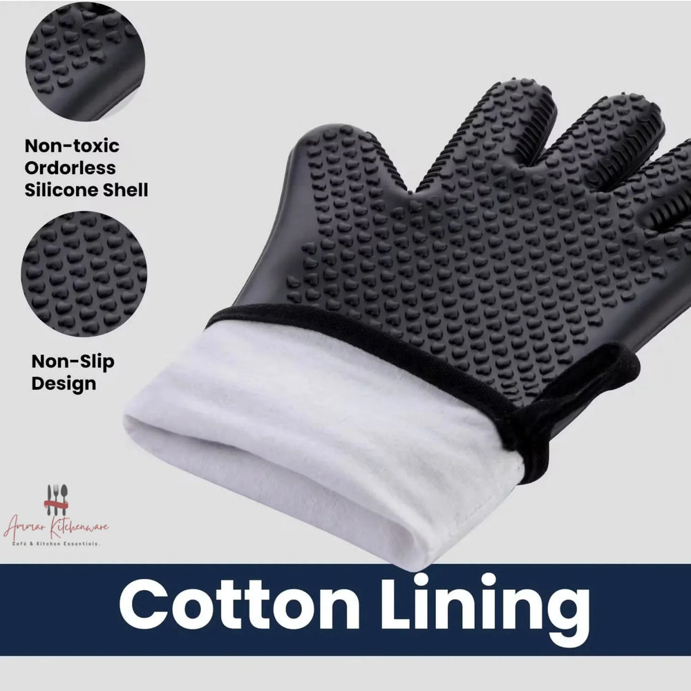 Heat Resistant Silicone Oven Glove