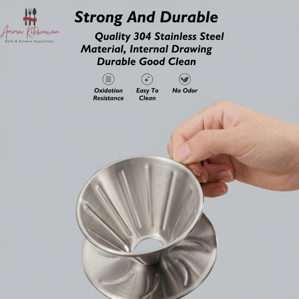 Stainless Steel Coffee Dripper