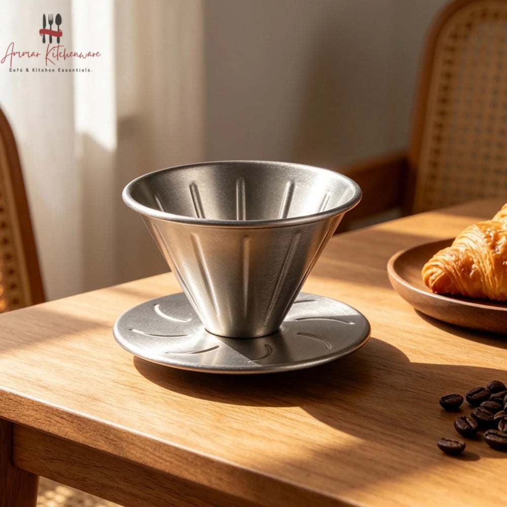 Stainless Steel V60 Coffee Dripper