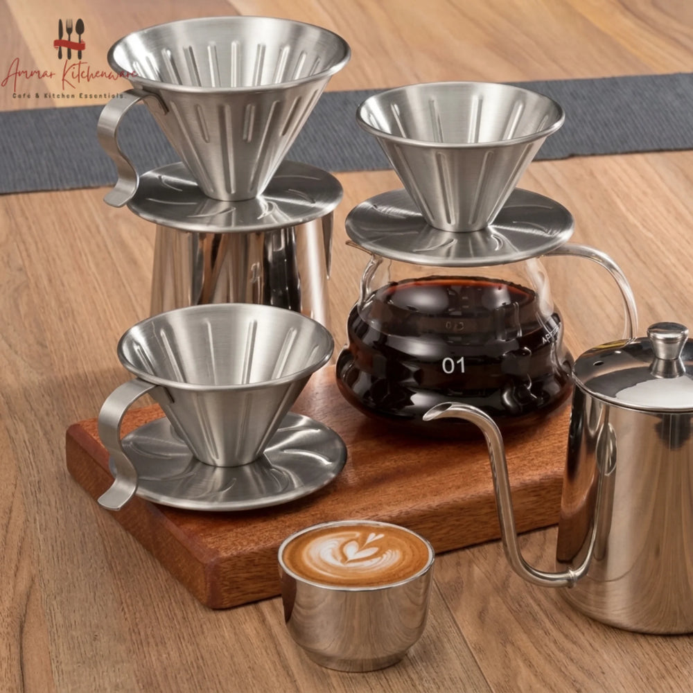 Stainless Steel V60 Coffee Dripper