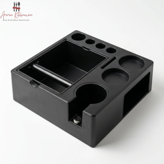 Espresso Tamping Station with Detachable Knock Box