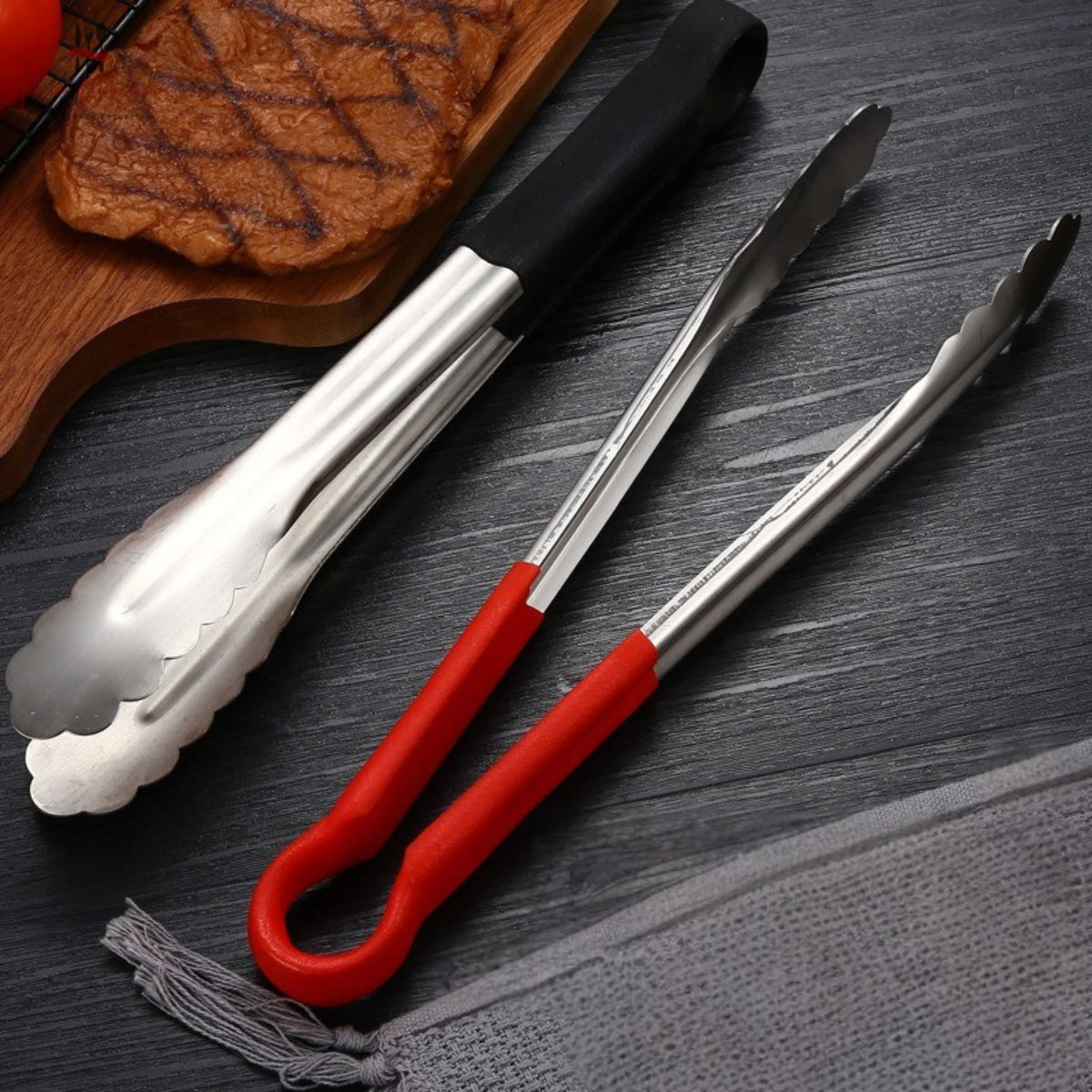 Kitchen Tongs with Silicone Handle