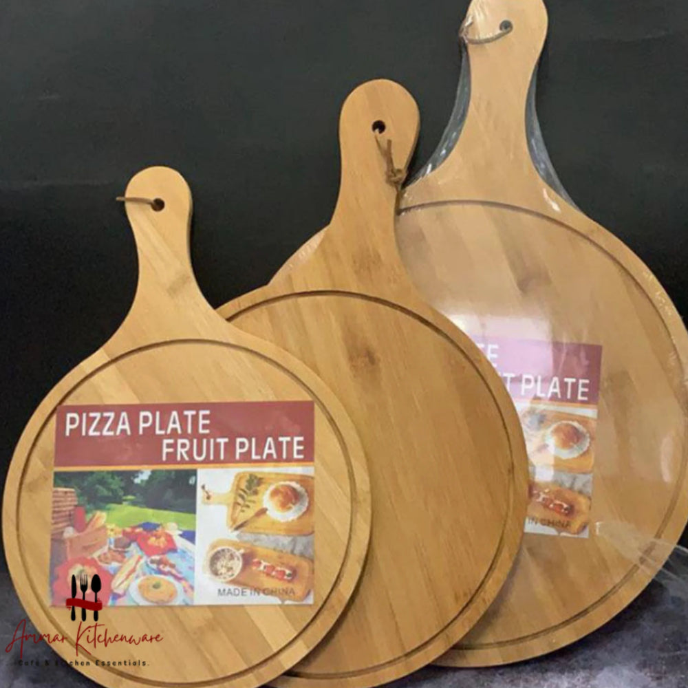 Wooden Pizza Serving Board