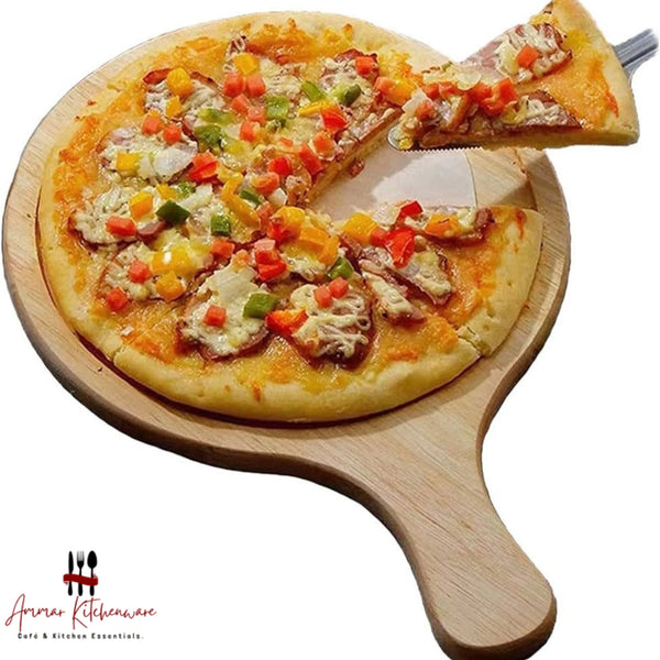 Wooden Pizza Serving Board