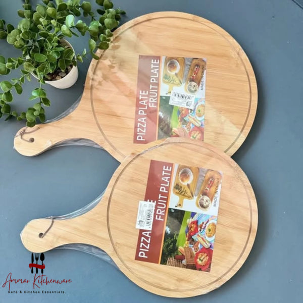 Wooden Pizza Serving Board